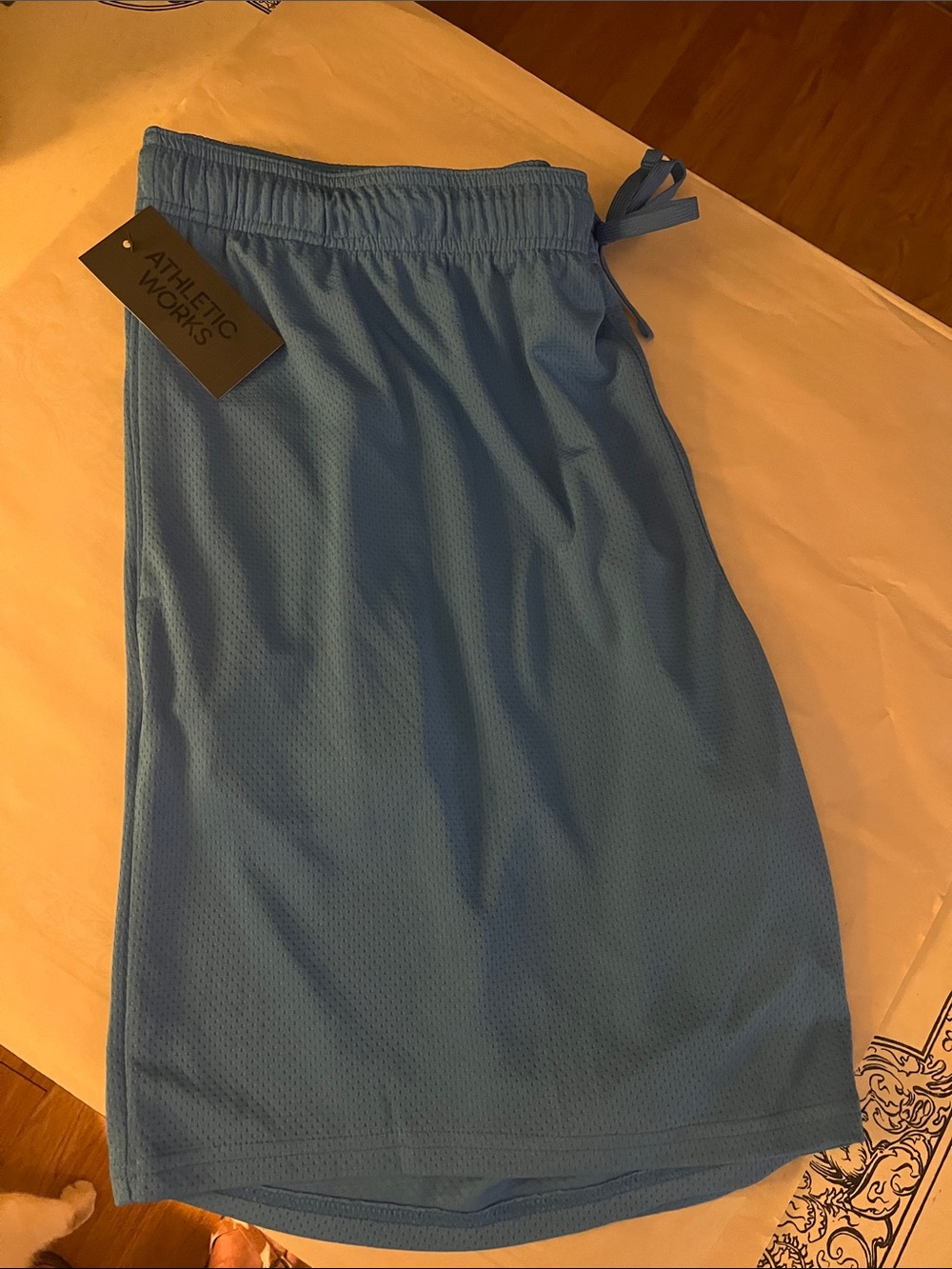 Athletic Works Sky Blue Men’s Mesh Sport Shorts Size 2XL